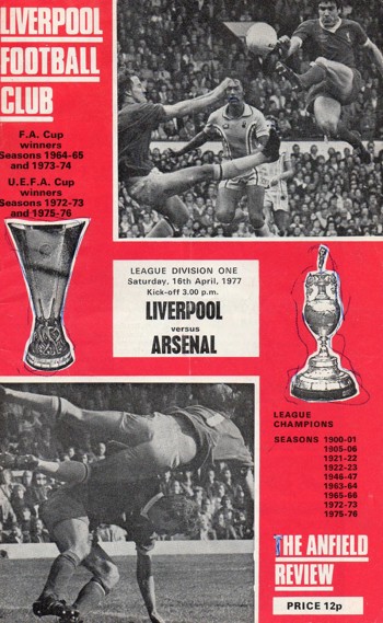 Match programme